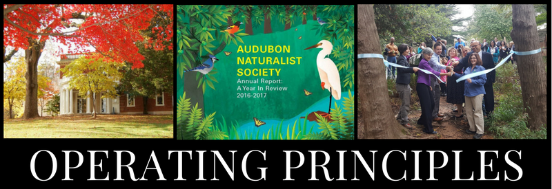 Audubon Naturalist Society Five-Year Strategic Plan - Operating Principles