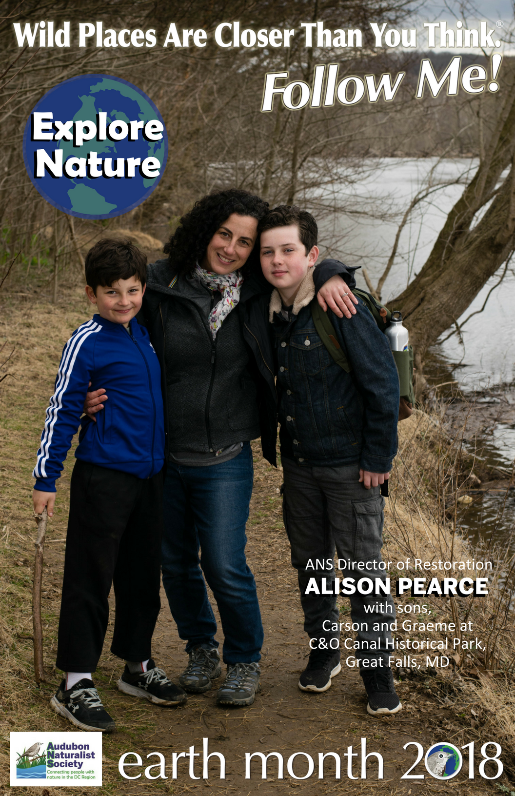Alison Pearce and sons Carson and Graeme