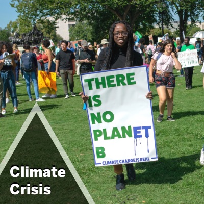 We work to combat greenhouse gas emissions by advocating for solutions in our region’s biggest contributing sectors: transportation, electricity, and buildings. We also promote natural solutions that remove carbon from the atmosphere, such as forest conservation, tree planting, and green infrastructure. These same techniques will help address some of our region’s most significant climate impacts—stormwater flooding from increased storms and hotter heat waves, especially where the forest ends and pavement takes over. Finally, we advocate for systemic education in our region’s public schools on the causes, solutions, and opportunities that the climate crisis presents. ​