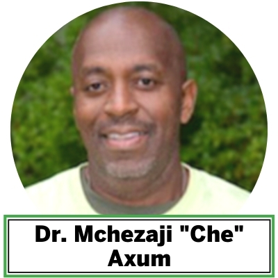 Dr. Mchezaji “Che” Axum  is the Director of the Center for Urban Agriculture and Gardening Education in the College of Agriculture Urban Sustainability and Environmental Sciences (CAUSES) at the University of the District of Columbia (UDC). Axum leads a team of researchers at the Muirkirk Research Farm in Beltsville, MD and oversees UDC’s Master Gardening, Specialty and Ethnic Crops and Urban Forestry programs. He is a graduate of the College of Agronomy, now the College of Natural Resource Management at the University of Maryland and a Certified State of Maryland Nutrient Management Consultant.  Axum serves on the board of the Harry Hughes Center for Agroecology and is a member of the American Agronomy Society/ ASA, the Crop Science Society of America (CSSA), and the Soil Science Society of America (SSSA).