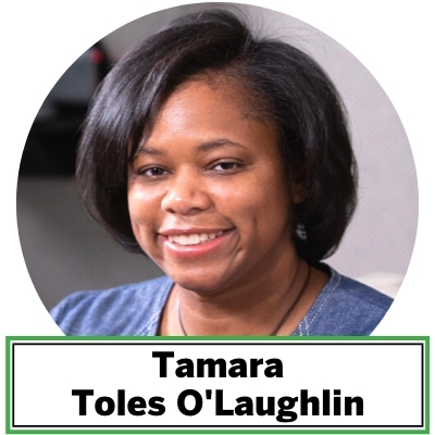 Tamara Toles O’Laughlin is an environmental advocate focused on people and planet. Her niche in environmental work is developing capacity building programs and creating multimedia campaigns to dismantle privilege and increase opportunities for vulnerable populations to access healthy air, clean energy, and a toxic free economy at the local, regional and national level.
