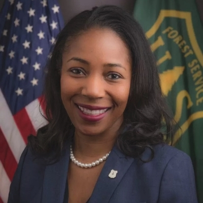 Beattra Wilson is the new Assistant Director for Urban & Community Forestry at the U.S. Forest Service in Washington, D.C. She previously worked as National Urban and Community Forestry Program Manager at the Forest Service, providing program guidance, budget coordination, grants management and strategic planning leadership for national, regional and state urban and community forestry programs. As a diversity strategist, Wilson co-chairs the Executive Committee of the USDA 1890 Task Force-- convening USDA Senior Officials and 1890 Land Grant HBCU Presidents and Agriculture Deans to advance the partnership and vision for historically Black land grant institutions and the communities they serve. Wilson served three years on the Forest Service Environmental Justice Board, promoting initiatives that improved access and awareness of federal programs to minority communities and stakeholders and generated a pipeline of new minority and millennial students pursuing forestry and natural resources careers. In 2016, Wilson served as Deputy Associate Director of Forests and Public Lands at the White House Council on Environmental Quality, where she was responsible for forest management policy, wildfire suppression budgets, and federal agricultural an environmental workforce diversity. Wilson holds a Bachelor’s degree in Urban Forestry from Southern University and a Master’s degree in Public Administration from Kennesaw State University.