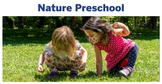 Our 40-acre Woodend Nature Sanctuary provides a unique home for our preschoolers and their families. Click to learn more.