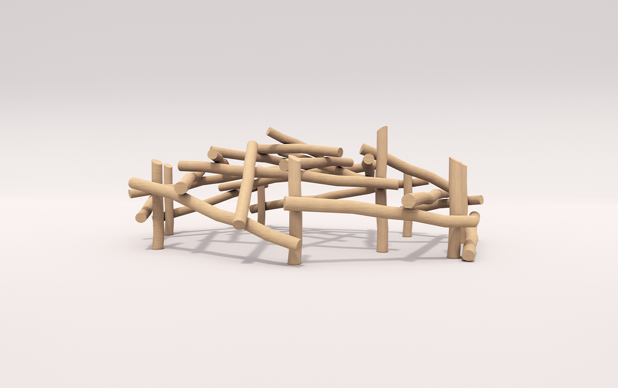 Nature Play Space Bird Nest render